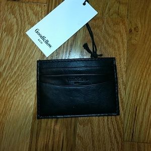 Black Goodfellow & Co Card Case (NWT)